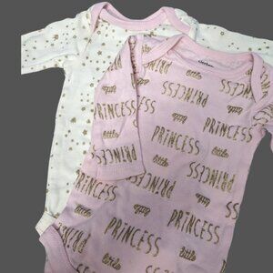Princess Newborn onesie bundle.  Item #12